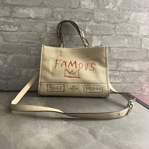 Coach Jean Michael basquiat tote